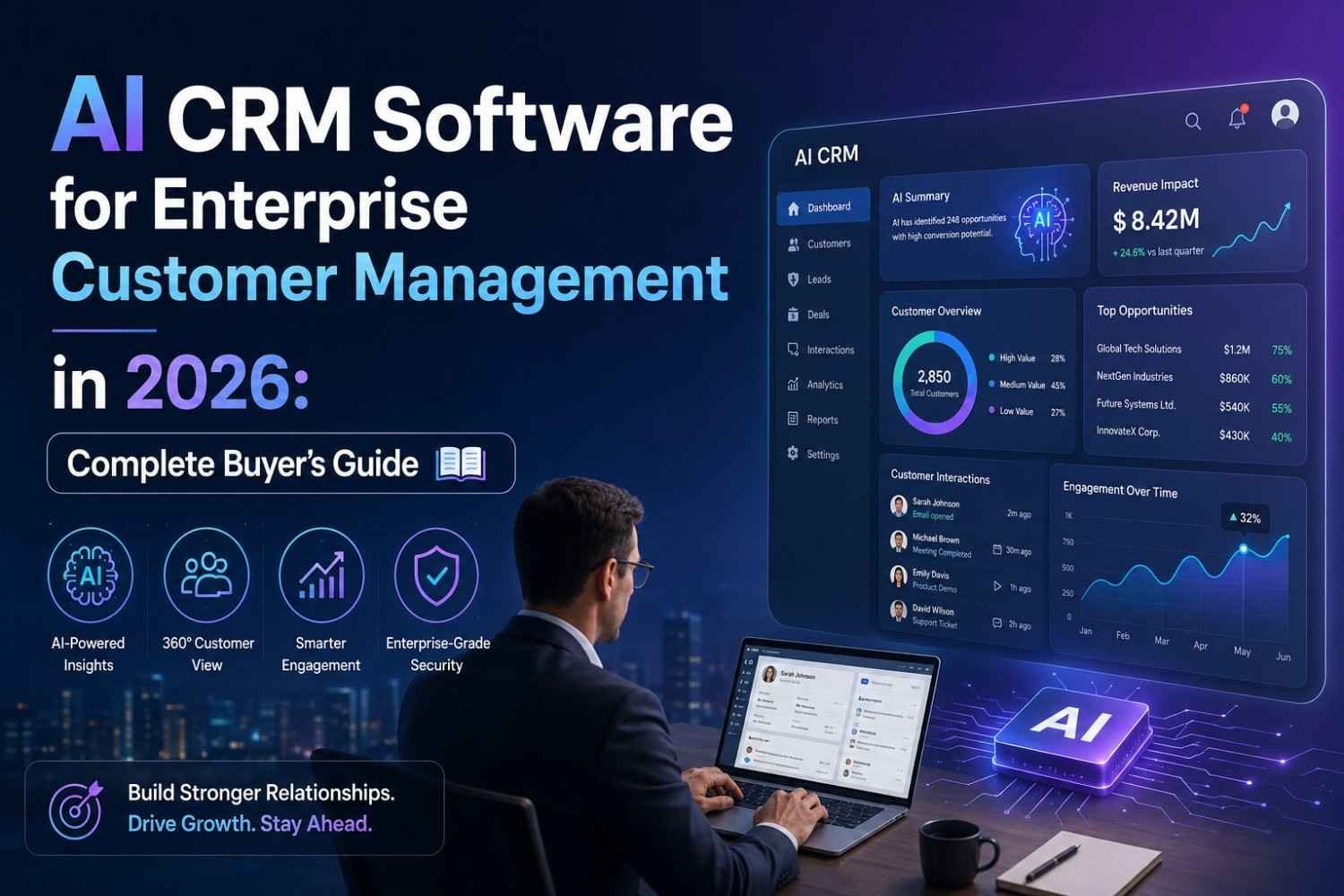 AI CRM Software for Enterprise Customer Management in 2026: Complete Buyer's Guide