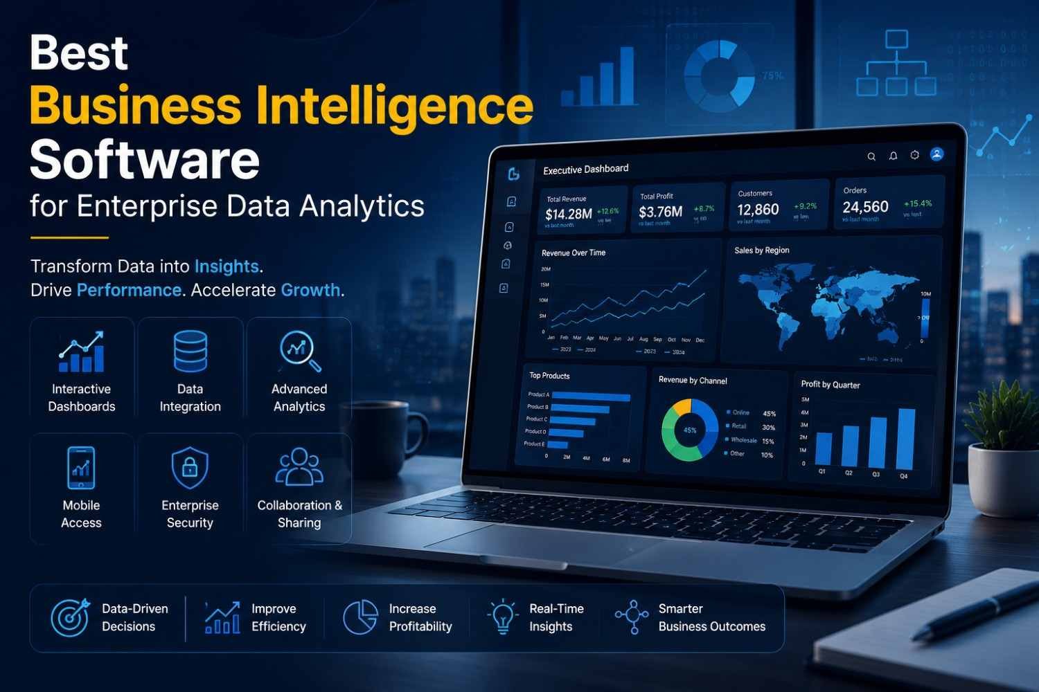 Best Business Intelligence Software for Enterprise Data Analytics in 2026